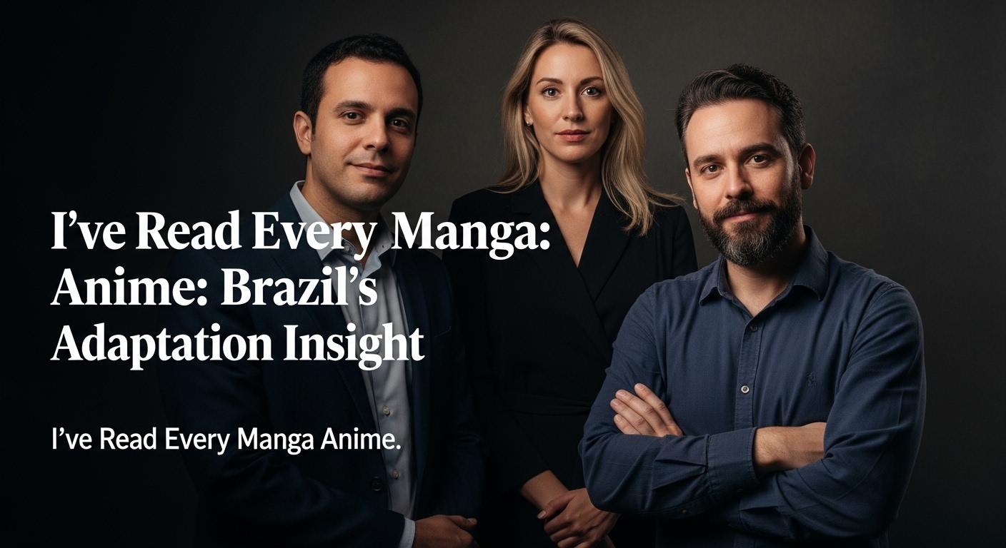 Brazilian editorial team analyzing manga-to-anime adaptations