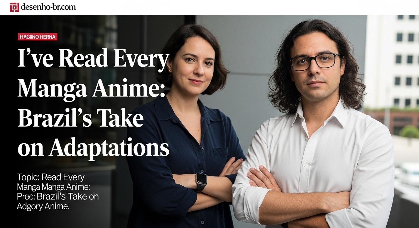 Brazilian editor analyzing manga-to-anime adaptation discussions for Desenho-BR.
