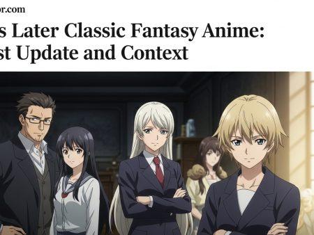 Years Later Classic Fantasy Anime: Latest Update and Context