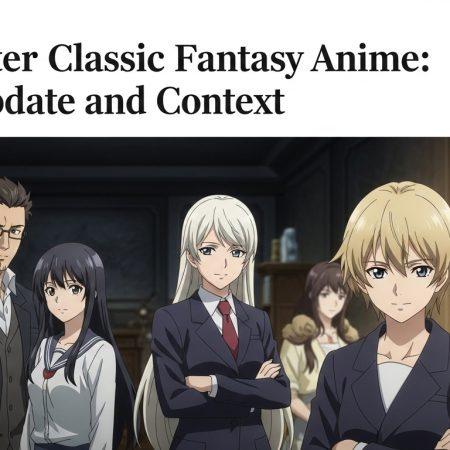 Years Later Classic Fantasy Anime: Latest Update and Context