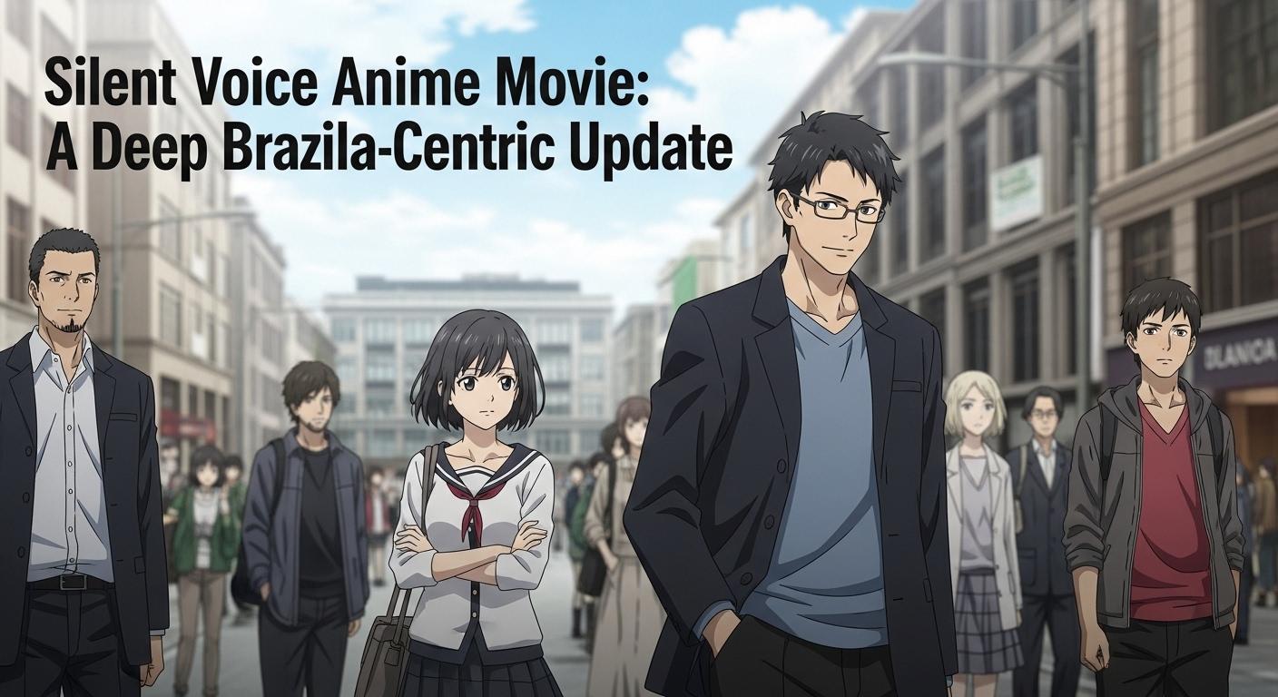 Promotional still for the Silent Voice Anime Movie