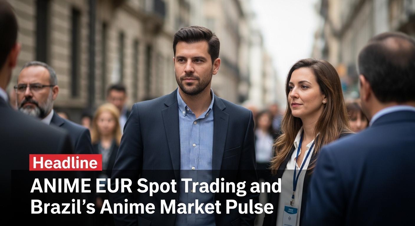 Editorial illustration blending anime and finance in Brazil